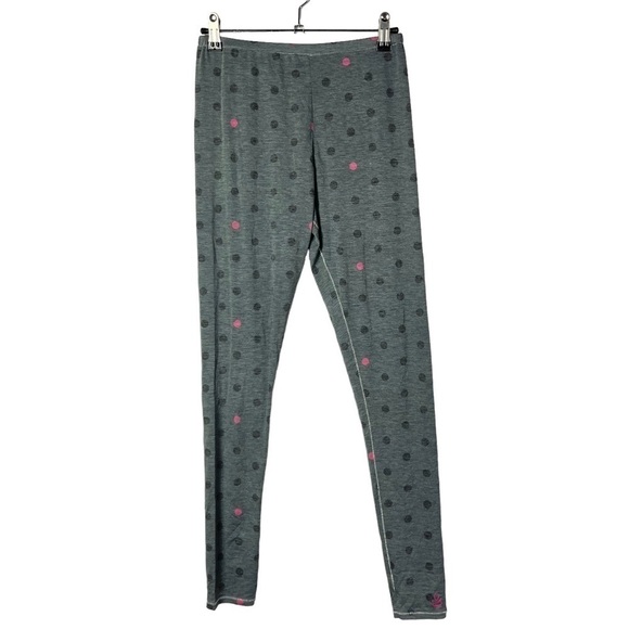 Cuddl Duds Gray Polka Dot Long Sleeve Winter Pajama Set XL - Picture 3 of 5